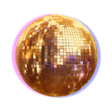 rave party fever discoball